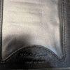 Salvatore Ferragamo Leather Passport Credit Cards Holder Wallet Black Made Italy