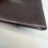 Salvatore Ferragamo Leather Passport Credit Cards Holder Wallet Black Made Italy