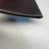 Salvatore Ferragamo Leather Passport Credit Cards Holder Wallet Black Made Italy