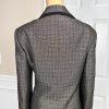 Jones Studio Polyester Metallic Skirt 12 Suit 14 Mismatch Light Brown 2PC