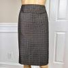 Jones Studio Polyester Metallic Skirt 12 Suit 14 Mismatch Light Brown 2PC
