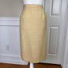 Le Suit Women Polyester Skirt Suit Size 12P Sandcastle Lined Short Sleeves 2PC