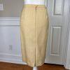 Le Suit Women Polyester Skirt Suit Size 12P Sandcastle Lined Short Sleeves 2PC