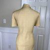 Le Suit Women Polyester Skirt Suit Size 12P Sandcastle Lined Short Sleeves 2PC