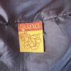 SUNA Women Studded Soft Leather Skirt Size M Burgundy Zip Up Elegant Y2K Pencil