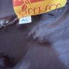SUNA Women Studded Soft Leather Skirt Size M Burgundy Zip Up Elegant Y2K Pencil