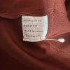 Anthropologie Solitaire Women Vest S Brown Faux Leather Duster Cognac Pockets