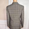 Evan Picone  Polyester Rayon Stretch Skirt Suit Size 12P Gray Pinstriped 2PC New
