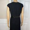 Evan Picone Polyester Dress Size 10 Black Embellished Sleeveless Formal Evening