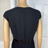 Evan Picone Polyester Dress Size 10 Black Embellished Sleeveless Formal Evening