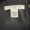 Evan Picone Polyester Dress Size 10 Black Embellished Sleeveless Formal Evening