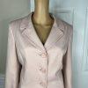 Le Suit Polyester Skirt 10 Suit 12 Blush Lined Notch Collar Pleated 2PC New