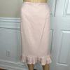 Le Suit Polyester Skirt 10 Suit 12 Blush Lined Notch Collar Pleated 2PC New