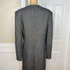 10-917.jpg Calvin Klein Polyester Rayon Spandex Blazer Size 10 Gray Collarless Mid Length