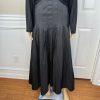 Moshita Couture Taffetta Stretch Dress Gown Size 18 Ruched Off Shoulder Pleated