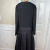 Moshita Couture Taffetta Stretch Dress Gown Size 18 Ruched Off Shoulder Pleated