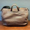 Coach Trans Atlantic Tan Leather Messenger Bag Shoulder Computer Briefcase Bag