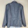 Le Suit Women Polyester Skirt Suit 22W Light Blue Notch Collar Career Lined
