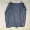 Le Suit Women Polyester Skirt Suit 22W Light Blue Notch Collar Career Lined