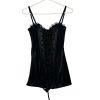 s-l1600-117.jpg Savage Fenty Faux Leather Corset Size S Black Bustier Adjustable Grunge Gothic