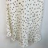 Rixo Viscose Dress M White Polka Dot Ruffle Spaghetti Strap Romantic Maxi New