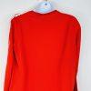 Adidas T-Shirt Dress S Red Sporty Stretchy Fitting Shift Crew Neck Tiered Hem