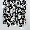 IVY CITY Mila Maxi Dress S Black White Cottagecore Babydoll Balloon Sleeve