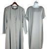 Terramina Polyester Midi Dress Suit Size 18 Silver Elegant Cocktail Classic