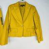 Nine West Cotton Stretch Skirt Suit Size 6 Marigold lace Business Career New