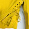 Nine West Cotton Stretch Skirt Suit Size 6 Marigold lace Business Career New