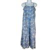 Tuckernuck St Lucia Maxi Dress XS Sea Glass Ruffle Beach Coverup Cottagecore