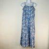 Tuckernuck St Lucia Maxi Dress XS Sea Glass Ruffle Beach Coverup Cottagecore