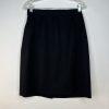 Escada By Margaretha Ley Vintage Pure New Wool Pencil Skirt Waist 29 inch Black