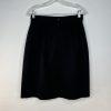 Escada By Margaretha Ley Vintage Pure New Wool Pencil Skirt Waist 29 inch Black