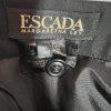 Escada By Margaretha Ley Vintage Pure New Wool Pencil Skirt Waist 29 inch Black