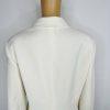 Le Suit Polyester Skirt Suit Size 16 Off White Lined Crepe Timeless Classy 2PC