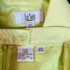 s-l1600-45.jpg Le Suit Polyester Skirt Suit Size 22W Lime Green Textured Shawl Collar 2PC New