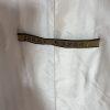 Jenni Kayne Cotton Blazer Jacket 10 Black White Striped Stand Up Collar Luxury