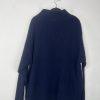 Koman Sport Men 2PC Track Jacket XXL PantS 40X32  Faux Suede Patchwork Navy New