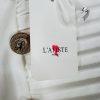 New L'Atiste By Amy Polyester Spandex Size M Off White Skinny Leg Back Zip