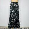 Petal & Pup Maxi Wrap Flounce Skirt  Size 8 Black Off White Timeless