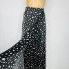 Petal & Pup Maxi Wrap Flounce Skirt  Size 8 Black Off White Timeless