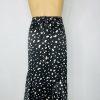 Petal & Pup Maxi Wrap Flounce Skirt  Size 8 Black Off White Timeless