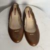 Prada Women Brown Leather Ballet Size 40/ US 9 Slip On Shoes