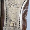 Prada Women Brown Leather Ballet Size 40/ US 9 Slip On Shoes