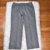 Le Suit Women  Polyester Pant Suit Size 16 Gray Lined Notch Collar Career 2PC