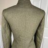 Le Suit Women Polyester Pant Suit Size 10P Green Notch Collar Lined 2PC