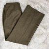 Le Suit Women Polyester Pant Suit Size 10P Green Notch Collar Lined 2PC