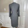 New LE SUIT 2PC Black White Collarless Polyester Skirt Suit Size 8 MSRP 0