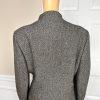 10-1166.jpg New Lauren Ralph Lauren VTG Knit Black Wool Polyamide Ruffle Blazer Suit Size 16